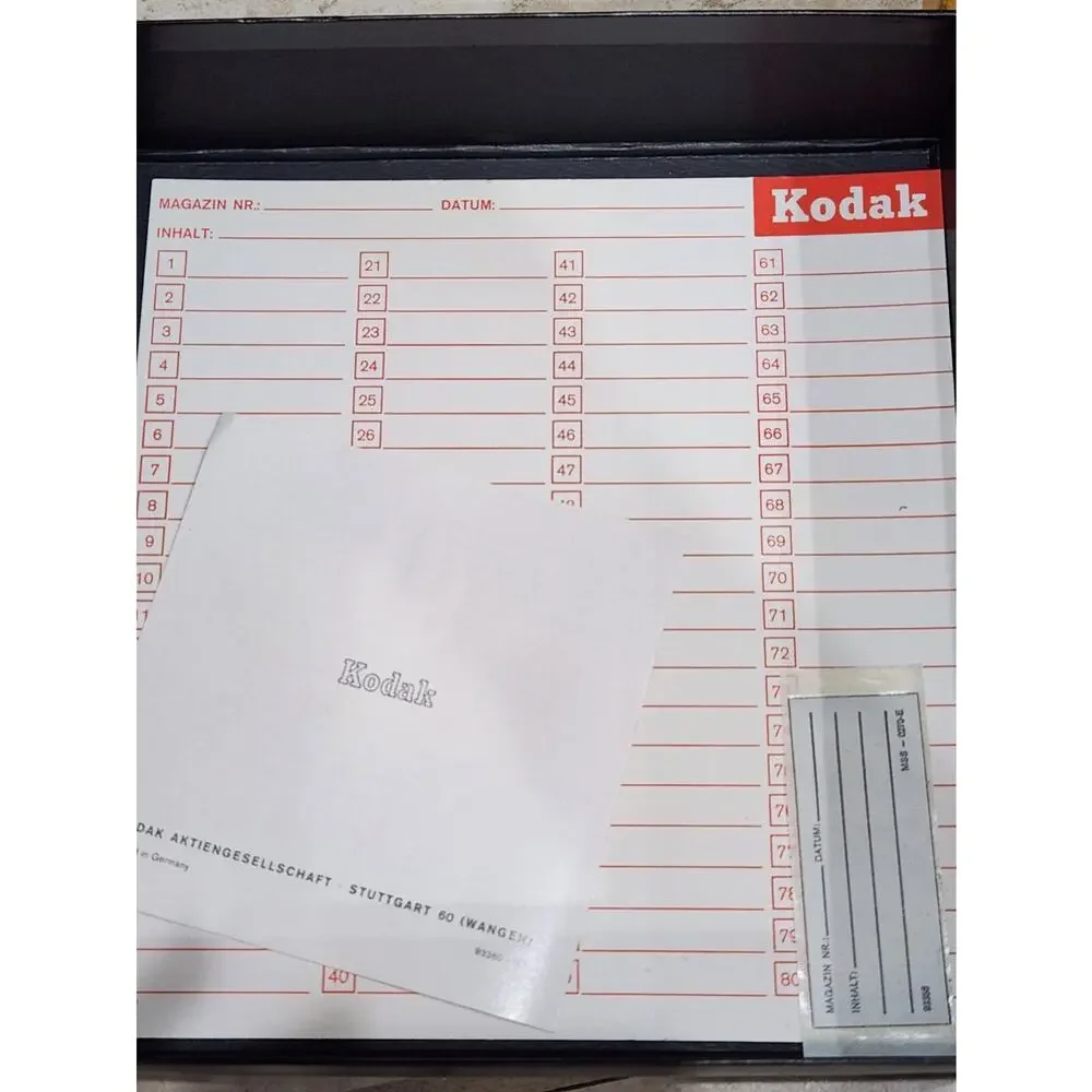 4 - GERMAN Vintage Kodak 80 Carousel Slide Magazine type 2